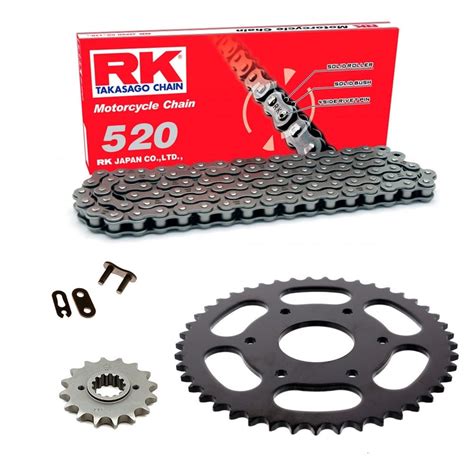 KTM Duke 125 2014 2024 RK 520 Economy Chain Sprockets Kit