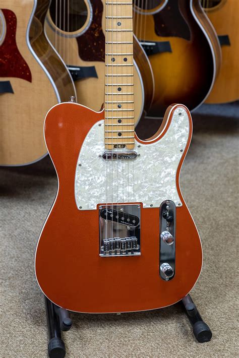 Fender American Elite Telecaster 2016 Autumn Blaze Metallic Reverb