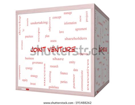 Joint Venture Word Cloud Concept On Stock Illustration