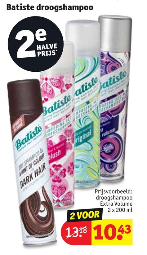 Batiste Droogshampoo Aanbieding Bij Kruidvat