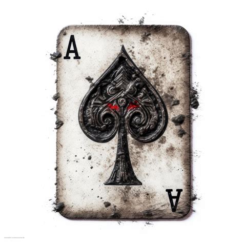 Premium AI Image | An ace of spades card