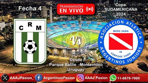 RACING CLUB URU VS ARGENTINOS JUNIORS TRANSMISIÓN en VIVO Copa