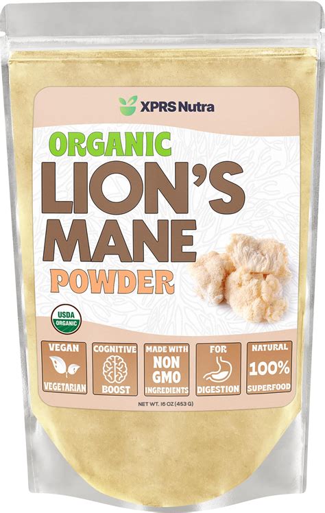 Amazon Nutricost Organic Lion S Mane Mushroom Powder Lb