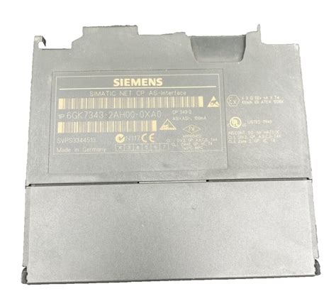 SIEMENS 6GK7343 2AH00 0XA0 CP 343 2 SIMATIC NET CP AS INTERFACE EBay