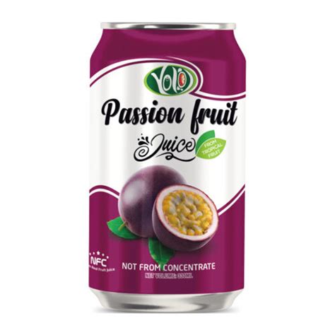 Bulk Ml Canned Fresh Passion Fruit Juice Aloefield Beverages Co Ltd