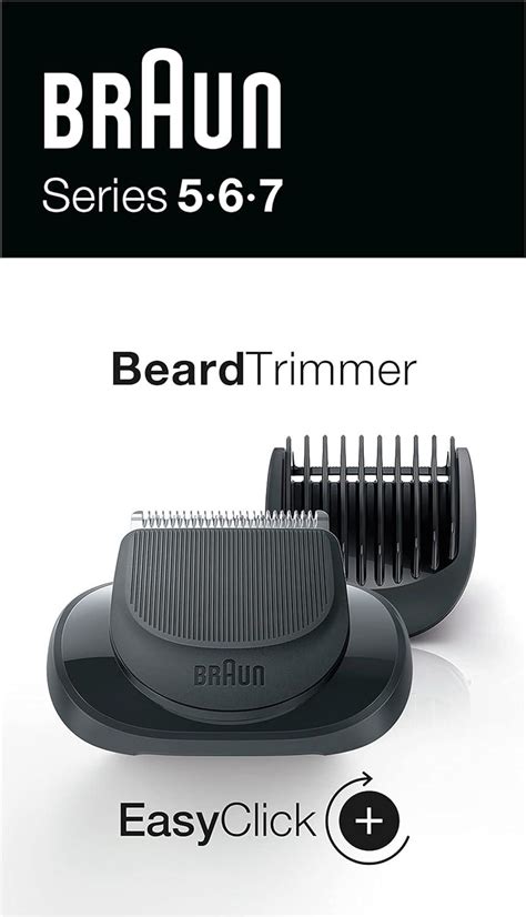 Braun Easyclick Beard Trimmer Attachment For Series Shavers