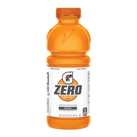 Gatorade Zero Sugar Orange 20floz 591ml Usa Bites