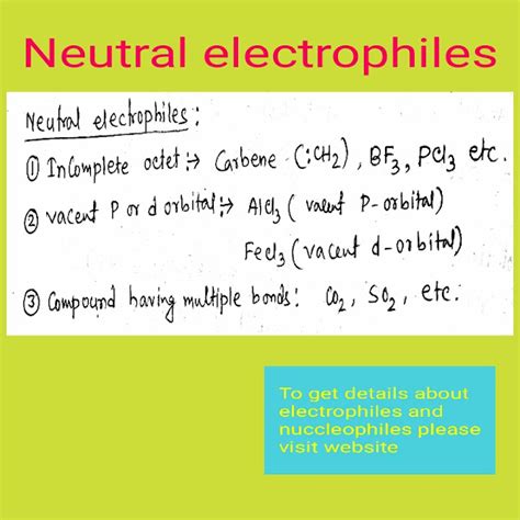 Electrophiles And Nucleophilic In Reagent Chemistry