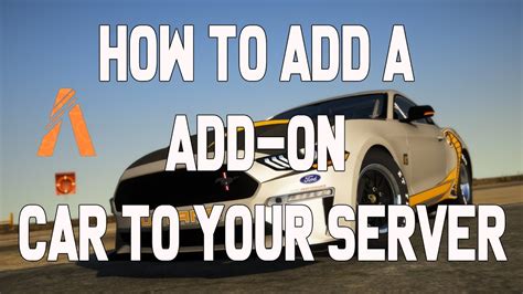 How To Add A Add On Vehicle To Fivem Server Youtube