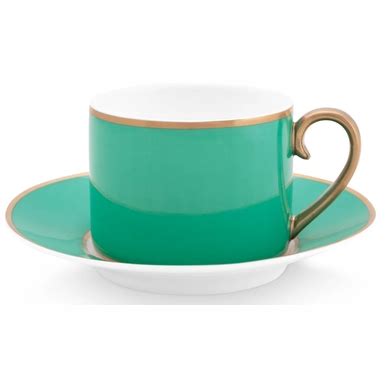 Coffee Cup Pip Studio Chique Gold Green Ml Cookwarestore