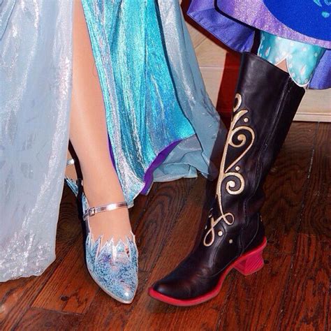 Elsa Shoes Disney Cosplay Frozen Shoes