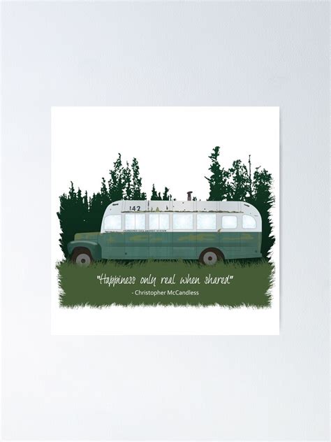 Into The Wild Bus 142 Poster For Sale By Movieartwork Redbubble