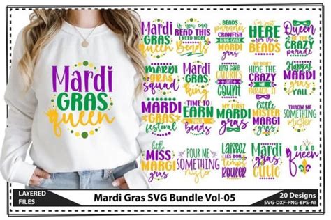 Mardi Gras SVG Bundle Vol 05 Bundle Creative Fabrica