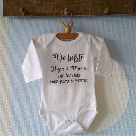 Baby Rompertje Met Tekst De Liefste Papa En Mama Zijn Toevallig Mijn