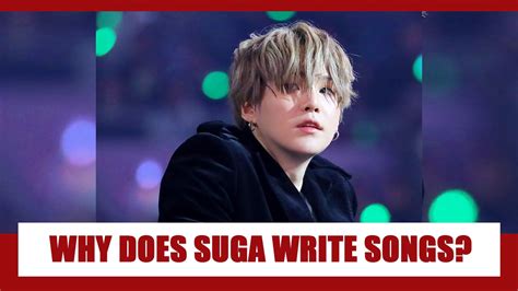 Bts Suga Reveals His Secret To Writing Songs Iwmbuzz