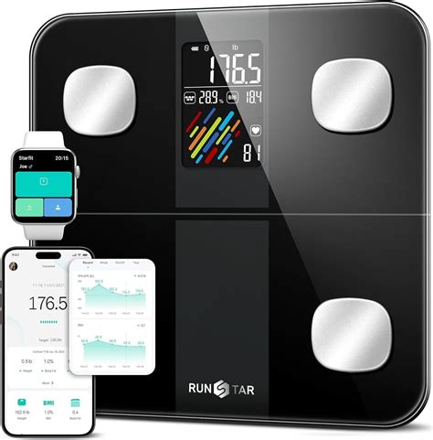 Amazon Runstar Smart Scale For Body Weight And Fat Percentage