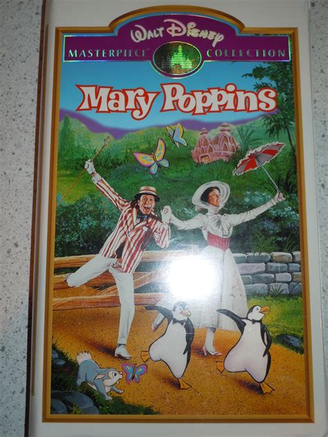 Mary Poppins Walt Disney S Masterpiece Collection Vhs Fully Restored