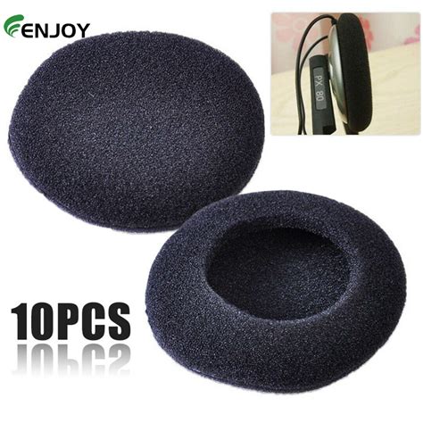 10pcs Foam Pads Ear Pad Cushion Sponge Earpads Headphone Headset Cover