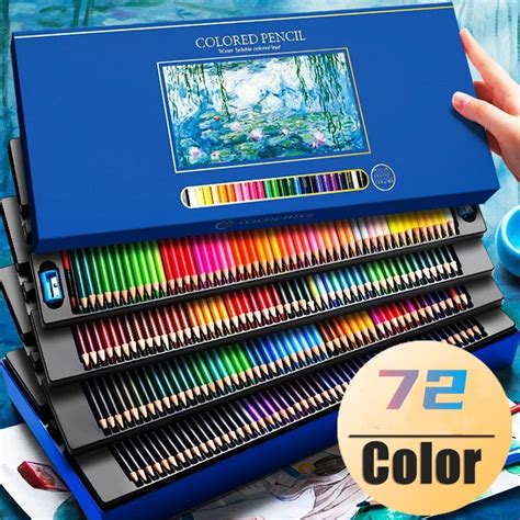 Brutfuner Color Pencils Oil Watercolor Pencil Set Professional