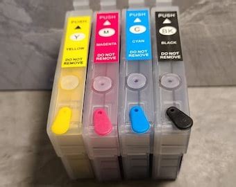 Sublimation Ink Filled Refillable Cartridges For Epson Etsy