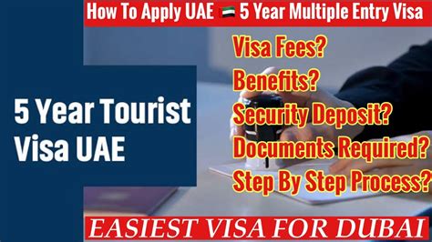 How To Get Uae 5 Year Multiple Entry Tourist Visa Dubai 5 Year