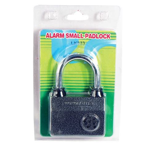 Alarmed Padlock with Tamper alert 100db siren - Small - Supreme Defense