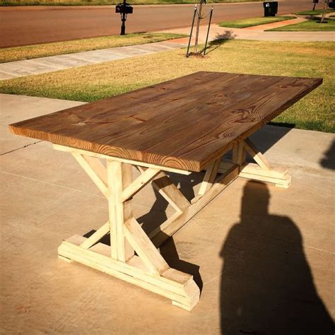 Ana White Trestle Dining Table Trestle Dining Tables Dining Table