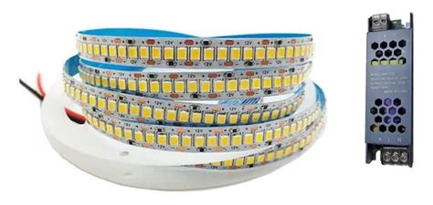 Tira Led De 5 Metros 12 V 2835 240 Leds M 3000 K 4000 K 6000 K