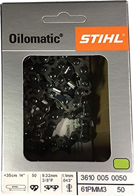 Stihl Genuine Oem Oilomatic Chain Saw Chain 61pmm3 50 14″ Ms170 Ms171 Ms180 Ms181