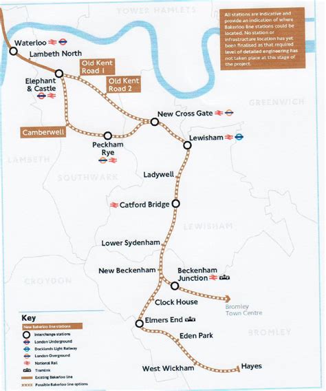 Extension Of Bakerloo Line To Hayes And Beckenham Junction West