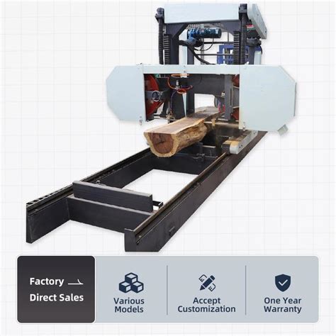 ZICAR Hydraulic Gantry Sawmill Machine Wood Horizontal Log Band Saw