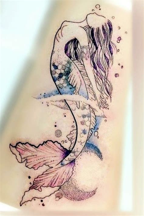 Pin By Joan Rio On Pisces Mermaid Tattoo Watercolor Mermaid Tattoo