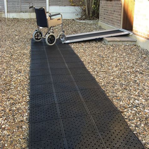 Rollout Trackway For Gravel And Grass Mobility Access Glebe Healthcare