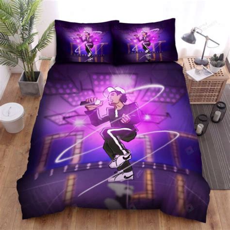 Bruno Mars Cartoon Character Illustration Bed Sheets Spread Duvet Cover ...