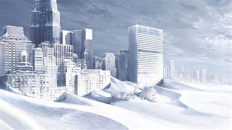 The Day After Tomorrow Apocalyptic Winter Snow Ice Dark Sci Fi F