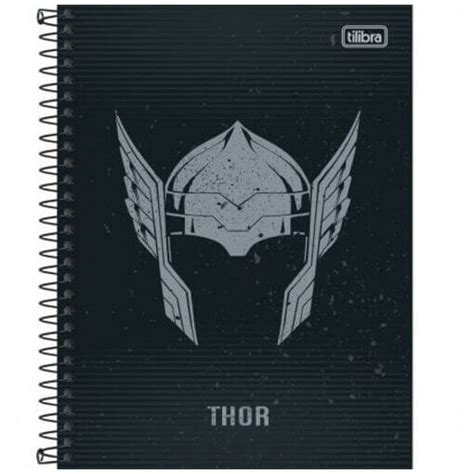 Caderno Colegial X Fls Avengers Marvel Tilibra Papemix