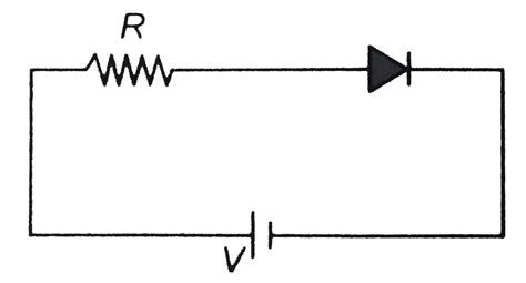 In Forward Biasing The Voltage Across R Is 2V