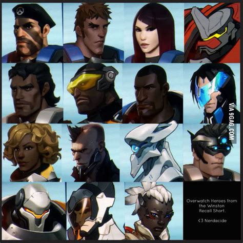 These are unreleased characters (Overwatch) - 9GAG