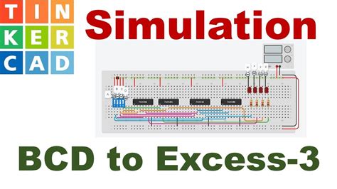 Tinkercad Digital Electronics Practicals Bcd To Excess Code