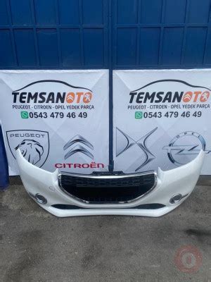 PEUGEOT PEJO 208 DOLU ÖN TAMPON SIFIR BOYALI TEMSAN OTO Çıkma Yedek