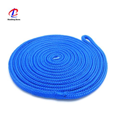 Nylon Double Braided Marine Rope Mooring Line With Inch Loop China