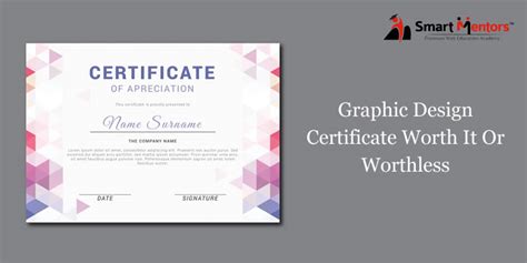 Graphic Design Certificate Worth it or Worthless?