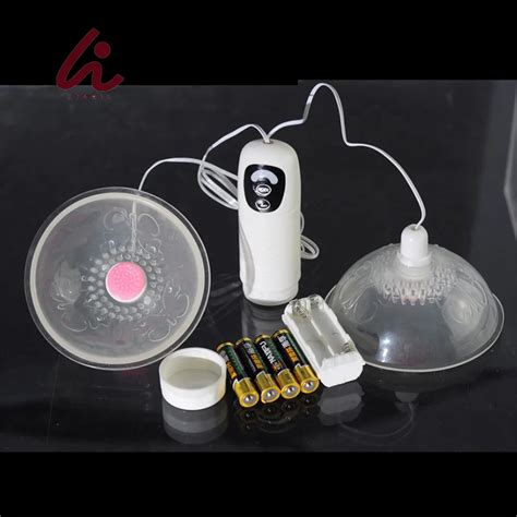 Silicone Breast Enlargement Suction Cups Vibrators Multi Speed Vibration Breast Enlarge Massage