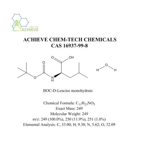 BOC D Leucin monohidrát CAS 16937 99 8 Szállítók gyártók gyár