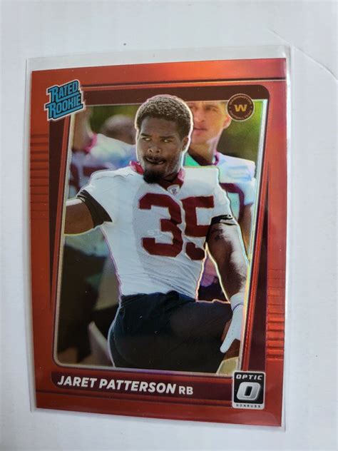 Panini Donruss Jaret Patterson Rated Rookie Optic Preview Prizm P