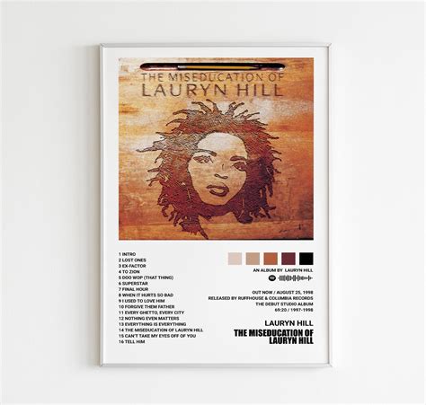 Lauryn Hill Posters The Miseducation Of Lauryn Hill Poster Etsy