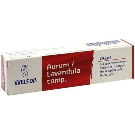 Aurum Lavandula Comp Creme G Weleda Farmaceutica Weleda