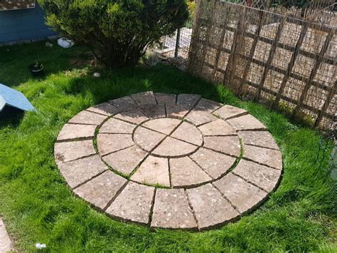 Circular Patio Paving Slabs Garden Feature In Cardiff Gumtree