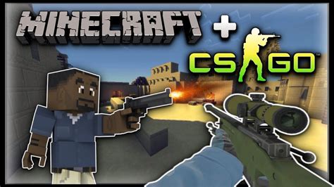 CS GO In Minecraft Minecraft CS GO Cops And Crims YouTube