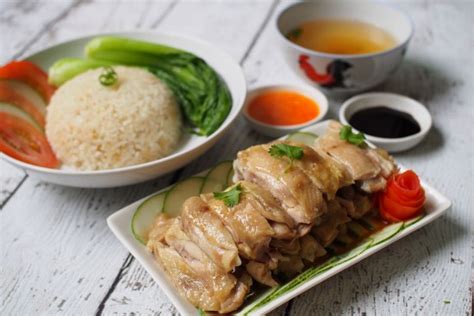 Singapore Style Hainanese Chicken Rice Recipe The Burning Kitchen Hot Sex Picture